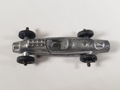 Midgetoy Silver Diecast Indy Race Car # 12 Racer Vintage - Picture 2 of 5