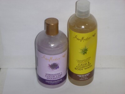 Shea moisture purple rice water strength & color care shampoo 13.5oz & Body Wash