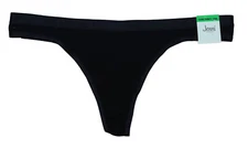 Jenni by Jennifer Moore Satin Edge Solid Color Thong Panty Women's Underwear NWT