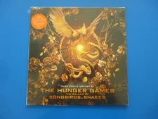 Hunger Games Songbirds & Snakes LP (2024) NEW Orange Vinyl Shrink Wrap Tear