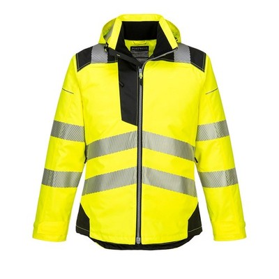 Portwest Pw3 Hi-Vis Winter Jacket Work Safety Protective Reflective Waterproof