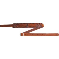 Levy's Florentine Leather Saddle Guitar Strap Brown 2 in.