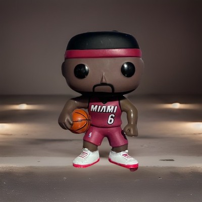 Funko Pop! NBA LeBron James - #01 -  Miami Heat Jersey #6 No Box