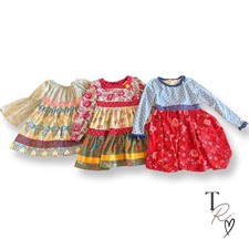 Matilda Jane Bundle of 3: Long Sleeve Dress Tunic Easter Spring Size 4 or 4T
