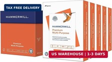 Printer Paper, Premium Multipurpose Paper 20 lb, 8.5 x 11-5 Ream 2,500 Sheets