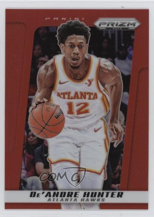 2024-25 Panini Prizm Deca Red Prizm 51/199 De'Andre Hunter #97 0xb8