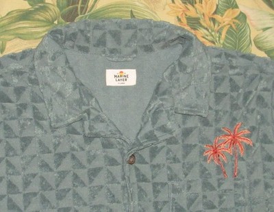 2025 MARINE LAYER Towel Terry Resort Shirt XL