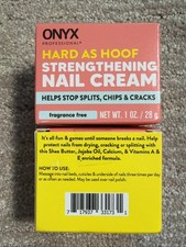 2 Onyx Professional Hard As Hoof Nail Strengthening Cream Unscented New Gift