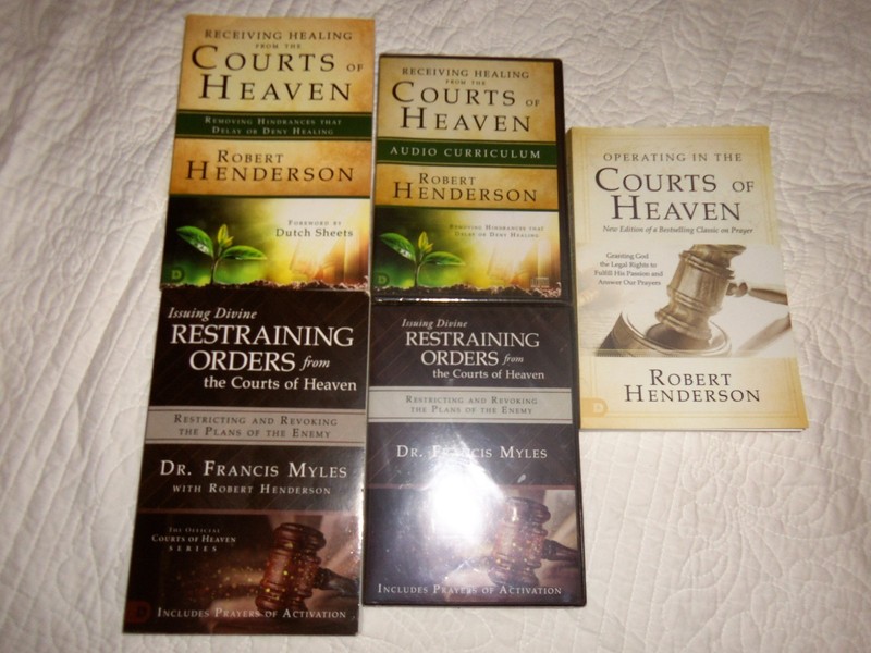 Operating Restraining Healing Courts of Heaven Henderson books & audio CD lot