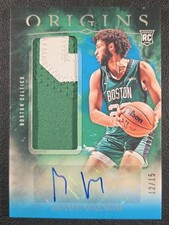 2024-25 Panini Origins Anton Watson /15 Turquoise Boston Celtics Auto #RJA-AWC