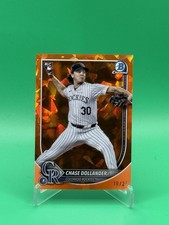 2025 Bowman Chrome Sapphire Edition - Chase Dollander #62 Orange /25 (RC)