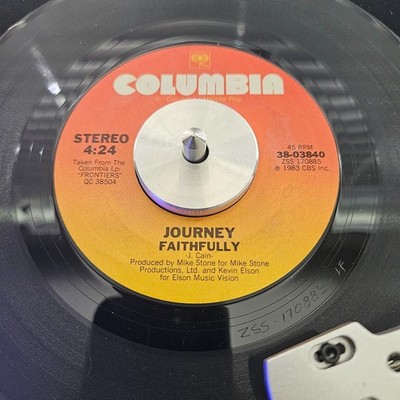 JOURNEY | Faithfully & Frontiers | 80s Classic Rock 7'' Vinyl VG+ Cond