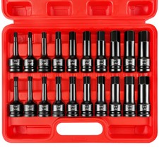 Wett 12 Drive Master Impact Hex Bit Set 20 Piece Hex Driver Socket Set Allen