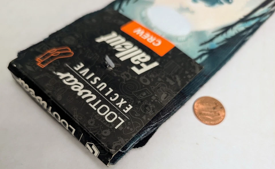 FALLOUT.Crew Socks.with Tags.LootCrate Exclusive.video game/tv. - Image 3 of 3