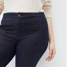 Anthropologie Pilcro High Rise Shimmer Denim Jeans Legging Size 27