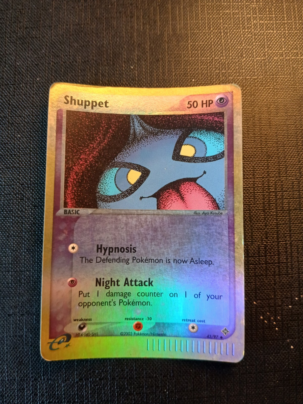 Ex Dragon Shuppet Holo Shiny Old Pokemon Card 2003 43/97
