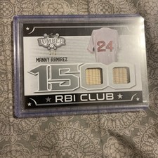 2021 Leaf Lumber 1500 RBI Club 1/2 Manny Ramirez Red Sox Indians RBI-24