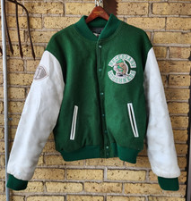 Vintage 1991 Necessary Roughness Film Crew Varsity Jacket Texas State Mens Large
