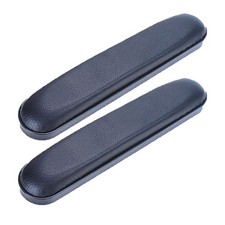 1 Pair Universal Wheelchair Armrest PU Leather Sponge Padded Arm Pads Replace...