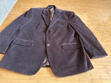 Lauren By Ralph Lauren Cotton Corduroy Brown Blazer Size 46R