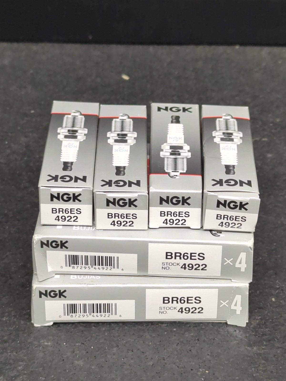 NGK BR6ES 4922 Standard Spark Plug Lot of 12