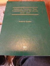 2010-2021 America's National Park Commemorative Quarter Series Album, No Coins