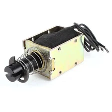 DC 24V 2.66A 15mm 7.3LB Pull Type Open Frame Eletric Solenoid Electromagnet