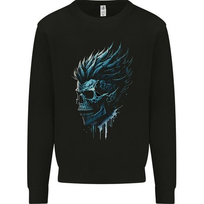 Mohawk Skull Herren Sweatshirt Pullover
