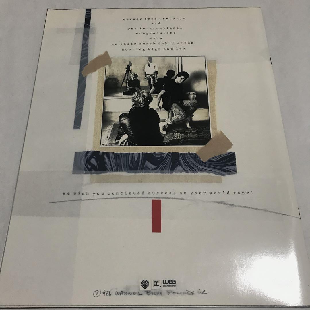 A-Ha World Tour 86/87 | eBay UK