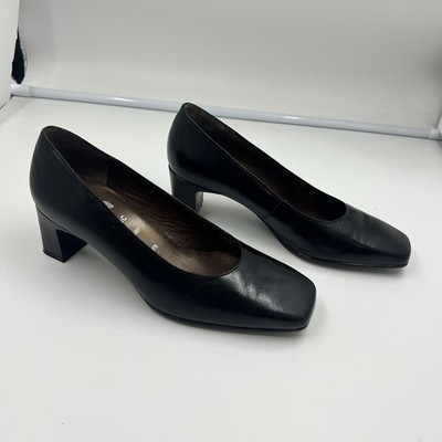 Ara  Classic   Echt Leder Black Leather Heels Size 5.5 (US)