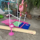 Gently Used American Girl Doll 2024 Lila Gymnastics Equipment Set Bars Mat Beam  — photo 1
