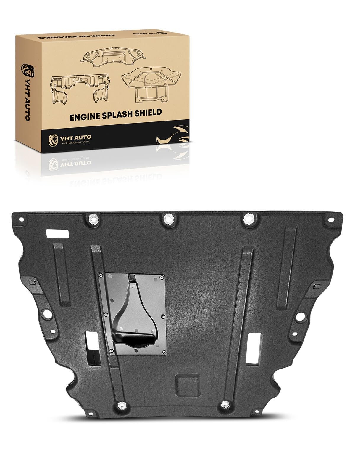 Front Lower Side Engine Splash Shield for Ford, Lincoln