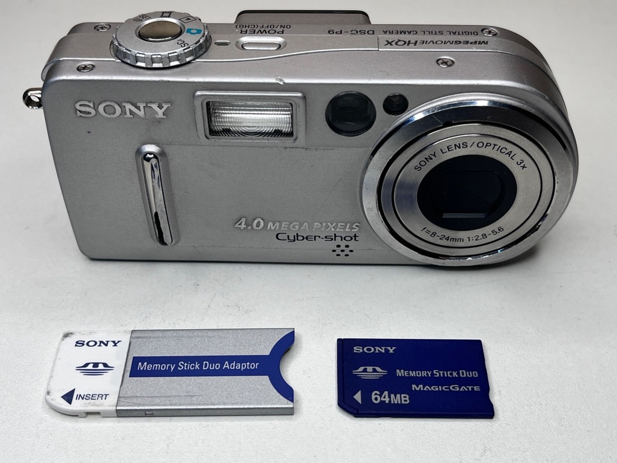 RARE SONY Cyber-Shot DSC-P9 Digital CCD Camera Memory Stick Pro