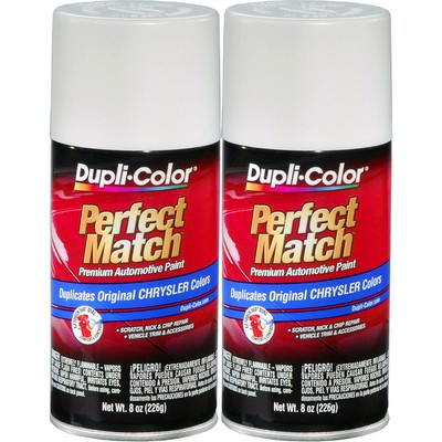 Duplicolor BCC0362 (2-Pack), Aerosol Paint Chrysler GW7, PW6, PW7, Bright White