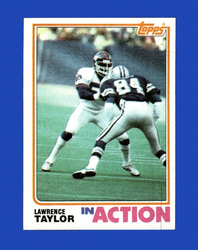 1982 Topps Set-Break #435 Lawrence Taylor Ia NM-MT OR BETTER *GMCARDS*