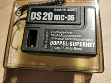 Graupner Empfänger DS 20 mc-35 Doppel - Superhhet Best.Nr 3222