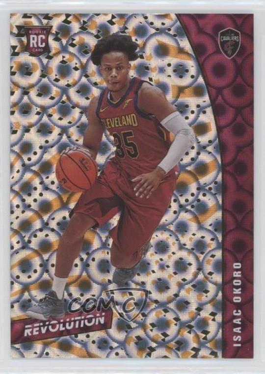 2020-21 Panini Revolution Rookies Groove Isaac Okoro #142 04cw