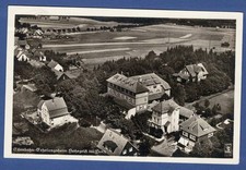 Hohegeiß im Harz bei Braunlage ca. 1936, Luftbild vom Eisenbahn-Erholungsheim