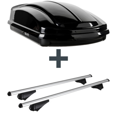 Dachbox LEVUP Space 330 + Dachträger Menabo Tiger für Ford B-Max Typ JK Neuware