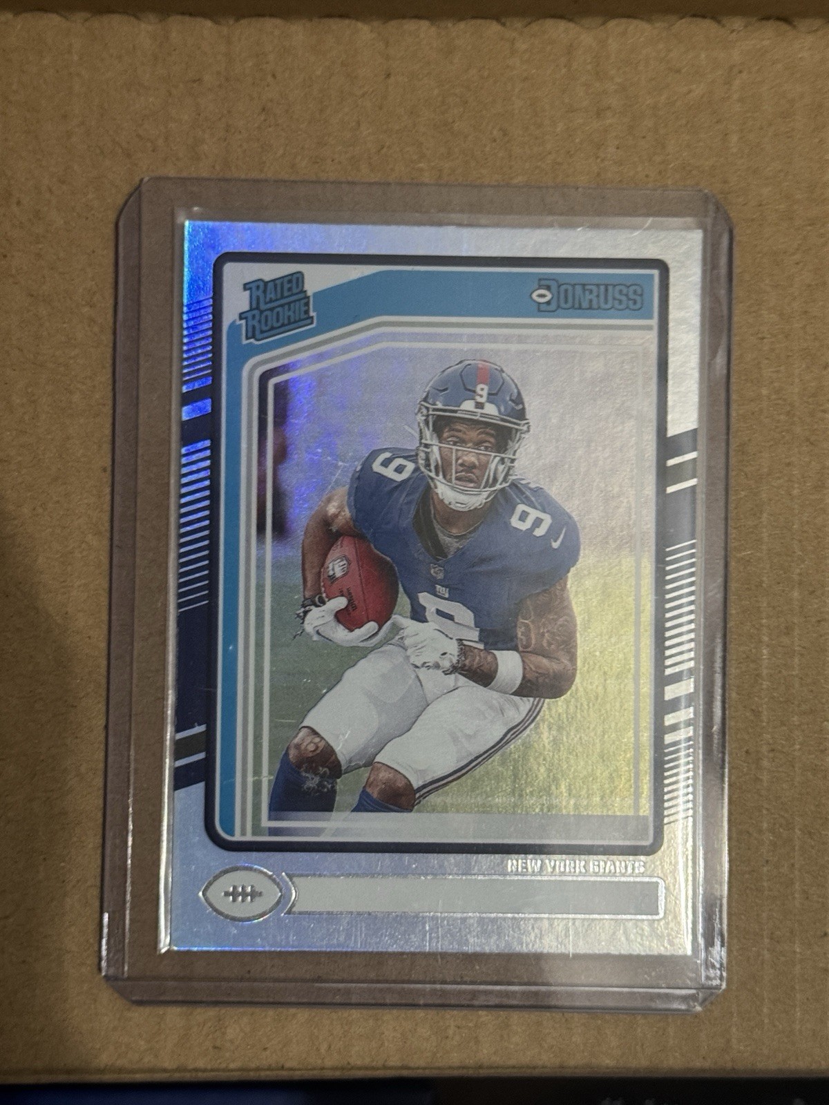 2024 Panini Donruss | Malik Nabers Rated Rookie - No Name SSP Case Hit- Giants