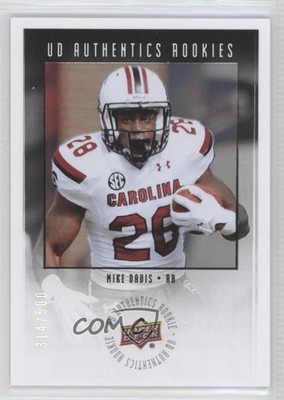 2015 Upper Deck UD Authentics Rookies 314/500 Mike Davis #UA-41 RC 0f8