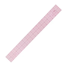 KEARING Clear Sewing Graph Ruler Fashion Design Ruler, Sandwich Line, 2 x 18,...