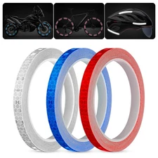 Reflective Safety Tape Self Adhesive pinstripe Sticker Strip Decal 26FT Roll 1CM