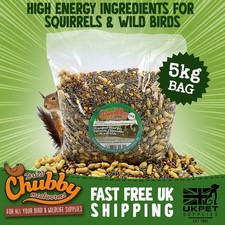 Chubby Forest Feast Squirrel and Chipmunk Food Natural Seed & Nut Mix 5kg