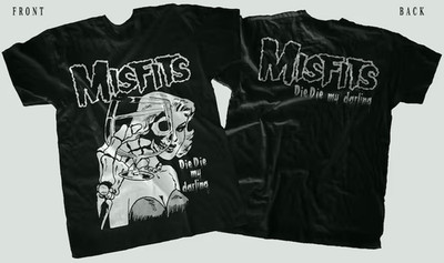 New Printed Misfits  Die, Die My Darling  Earth A.D./Wolf s Blood Punk Classic