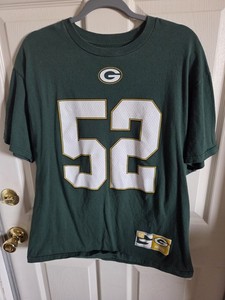 Majestic NFL Green Bay Packers  Clay Matthews #52 Shirt Green 