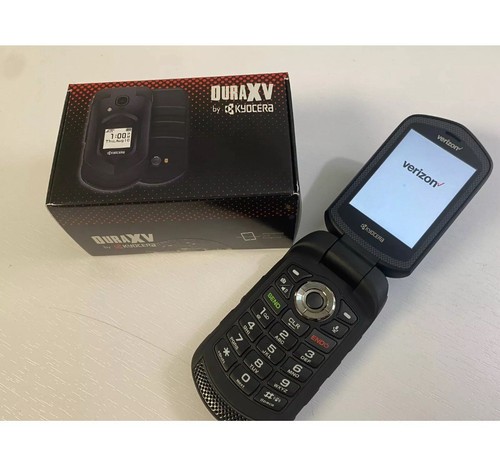 ✅Kyocera DuraXV E4610 Verizon Wireless Unlocked LTE Rugge PTT Flip Phone A Cond - Afbeelding 3 van 7