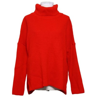 Zauberstern, Rollkragenpullover, Größe: L, 211-176, Rot, Acryl, Einfarbig #JkH