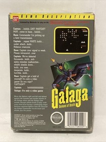 Galaga: Demons of Death (Nintendo NES, 1988) - con scatola senza manuale