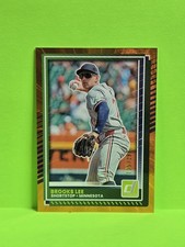 2025 Panini Donruss Optic Brooks Lee RC #73 Orange Lazer Prizm /299